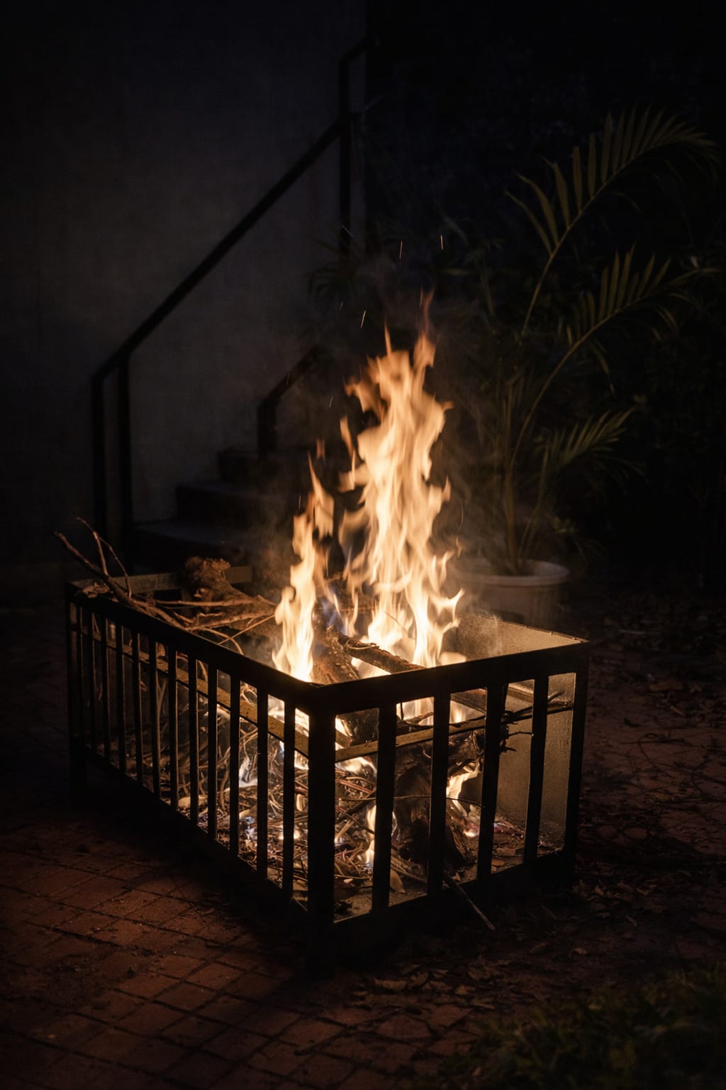 Bonfire evenings with mountain views