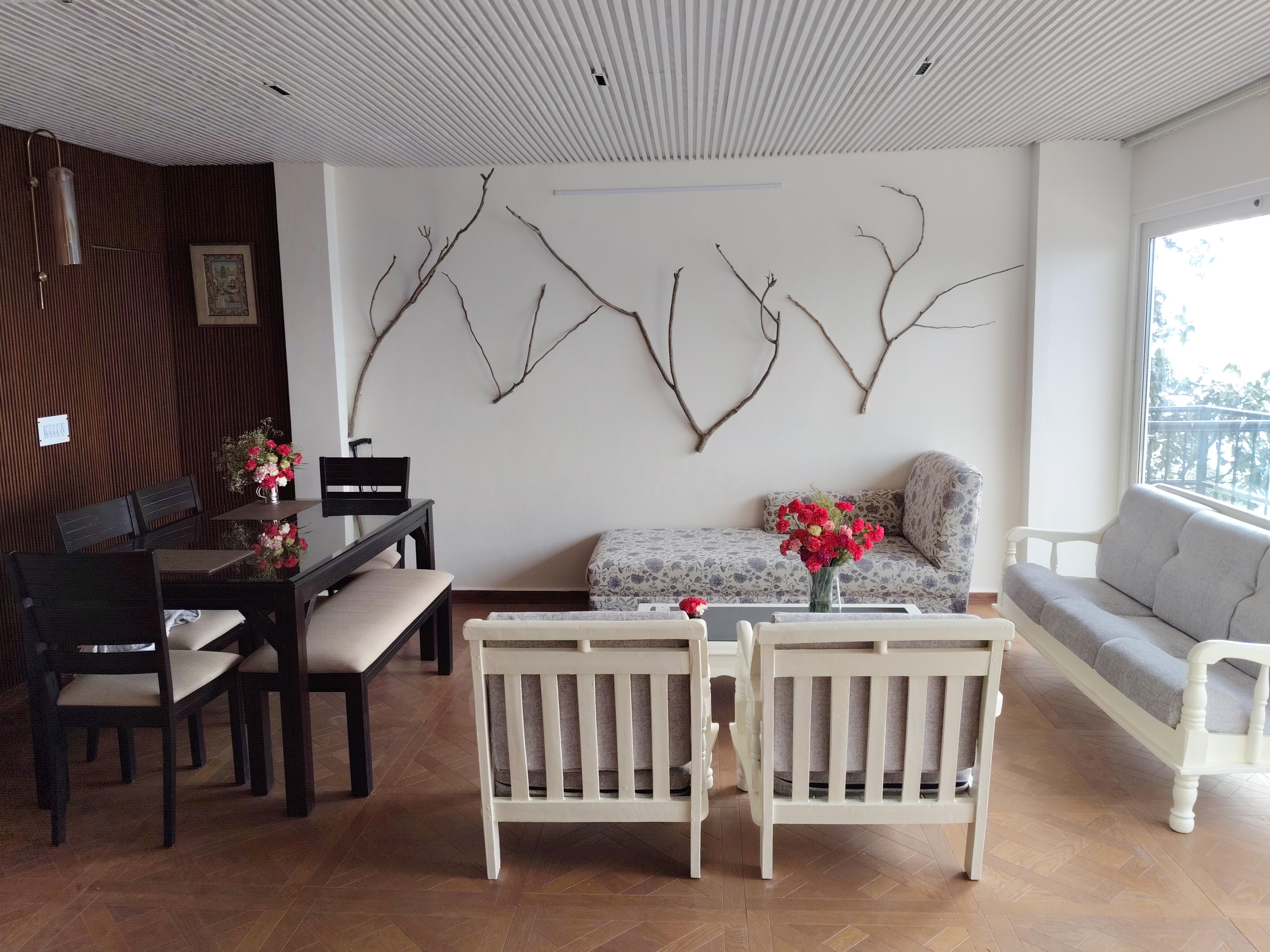 Living and dining space